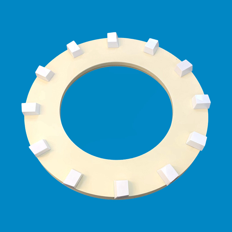 al2o3 Alumina Ceramic Crusher Parts Accessories High Wear Resistance Crushing Equipment