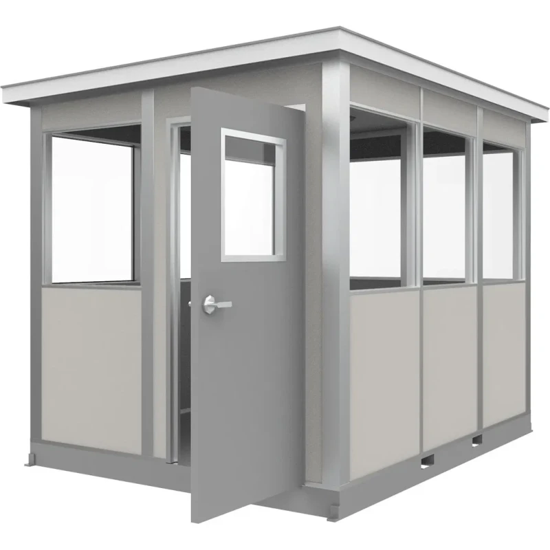 Portable Prefabricated Steel Structure Security Container Modern Metal Guard