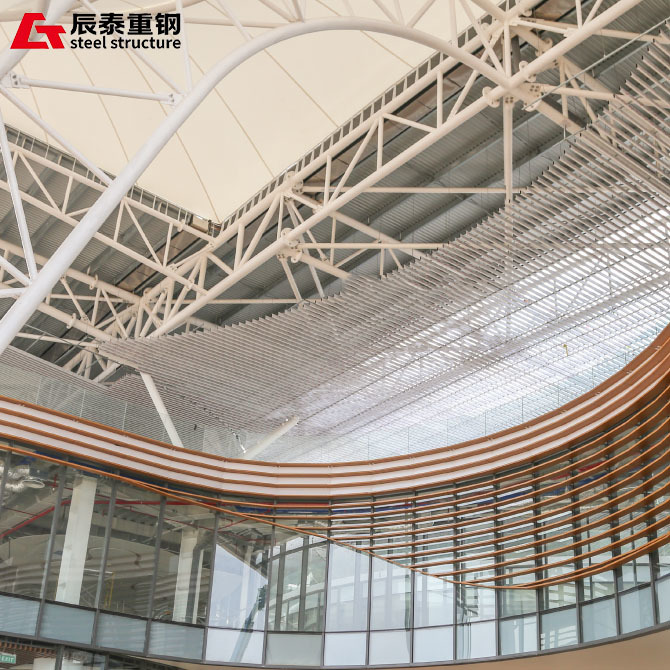 Steel Structure Gallery Showroom Office Building Shopping Mall
