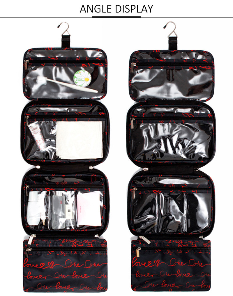 Makeup Portable Waterproof Hanging Cosmetic Bag