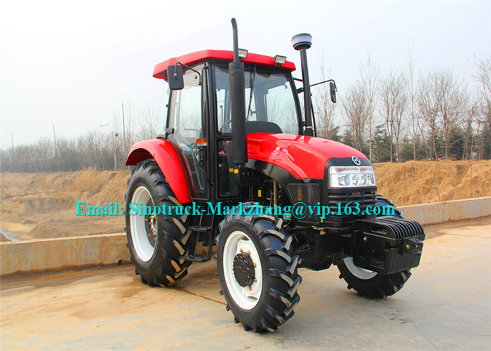 Heavy Duty Agriculture Farm Machinery Taishan Tractor EURO 2 4x4 / 4x2 90HP