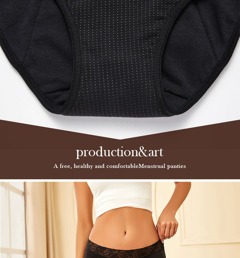 Women Leak Proof Period Underwear Detachable Hipster Heavy Flow Period Panties