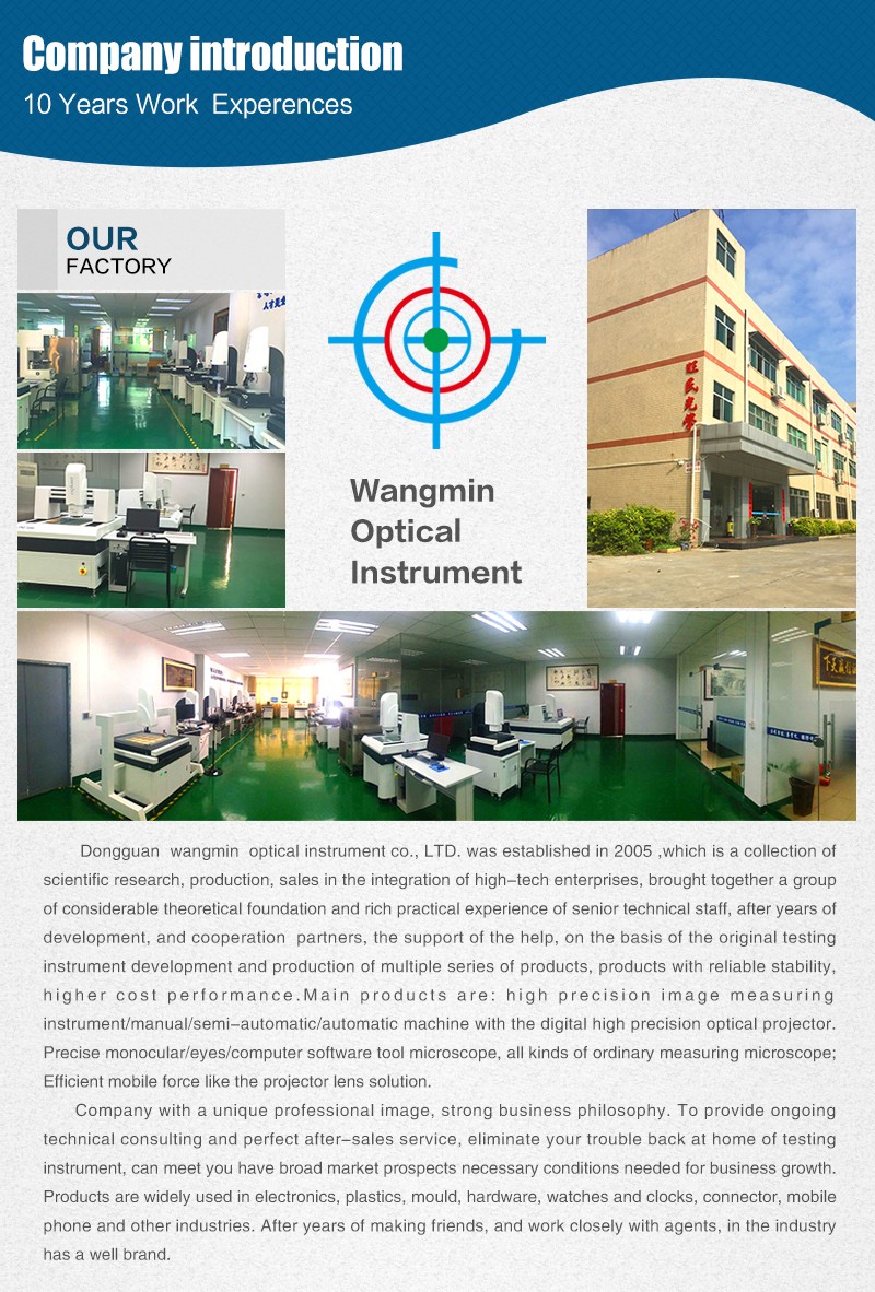 2D Electronic Video Coordinate Measuring Machine High Precision Manual