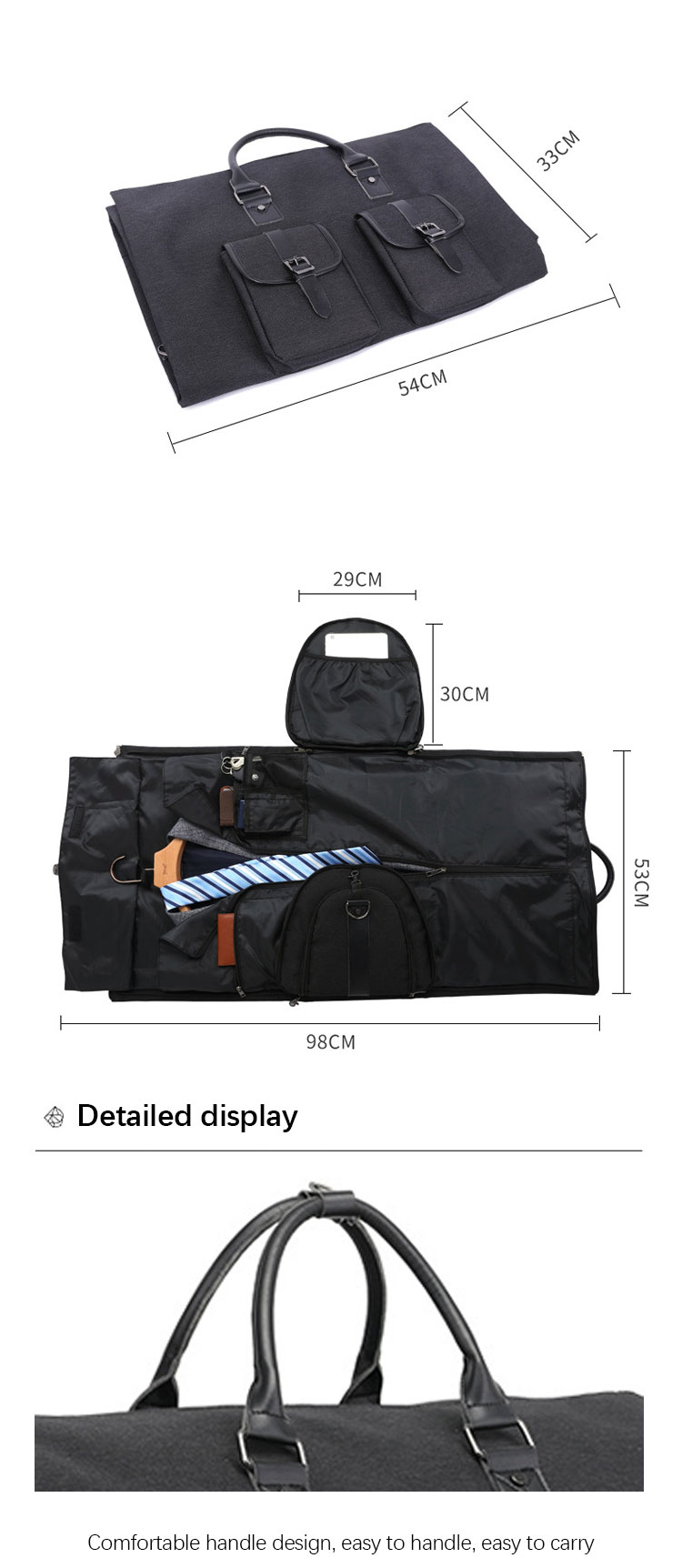 Sympathybag Waterproof Oxford Travel Bags Large Capacity Folding Organizer Duffle Bag