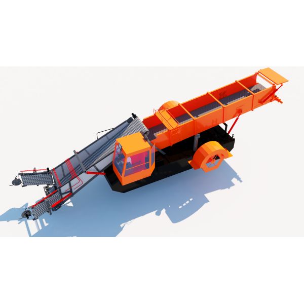 Keda Custom Aquatic Weed Harvester with 45 kW Engine, 2m Mowing Width, and Full Hydraulic Drive