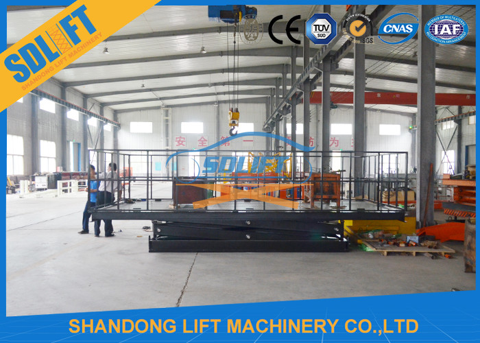 1100mm Guardrail 5m/Min Hydraulic Scissor Car Lift