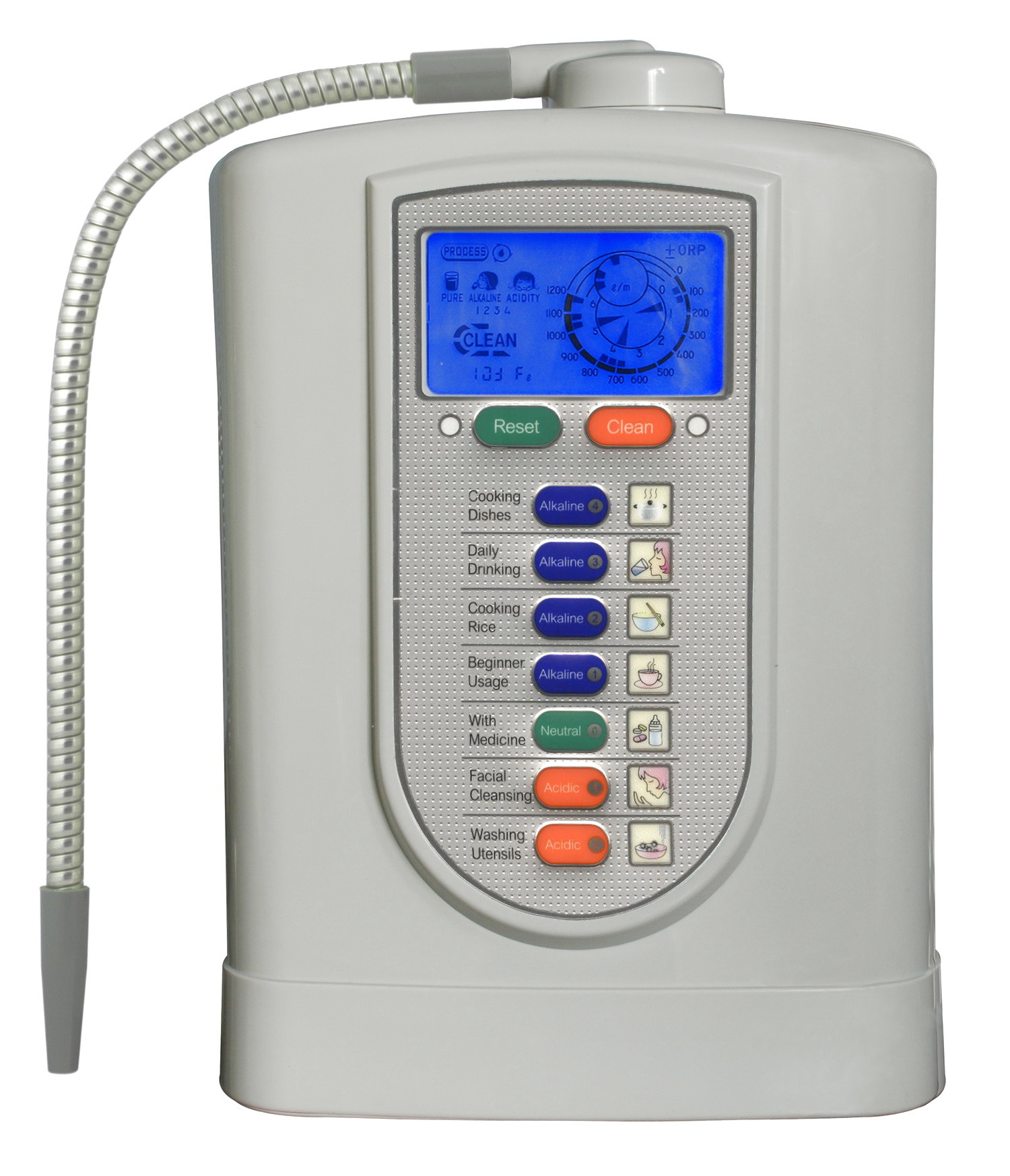 Home Use Alkaline Water Ionizer JM-719 with external prefilter