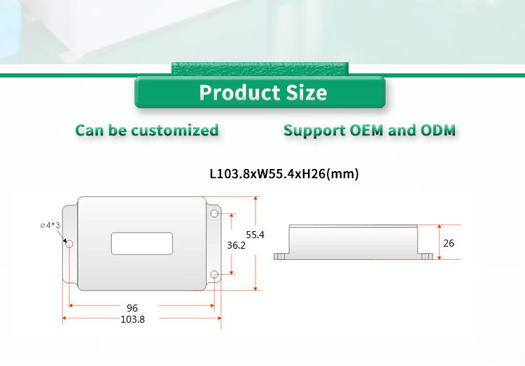 UNIVO UBIS-526 Dual Axis Inclinometer for Accurate Angle Detection in Any Environment