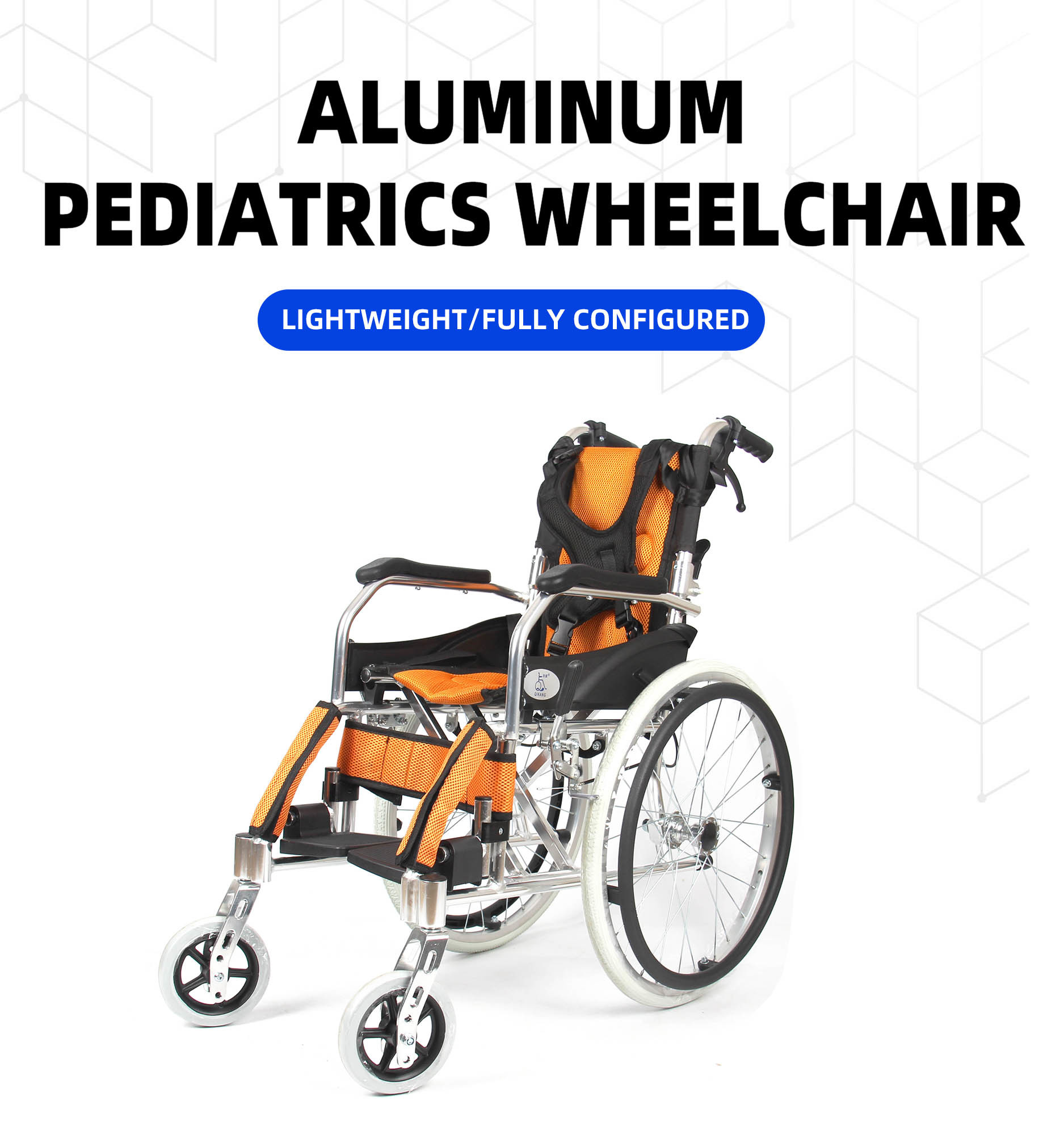 Extra Lightweight Traveling Aluminum Manual Wheelchair Transport Airplane Chair