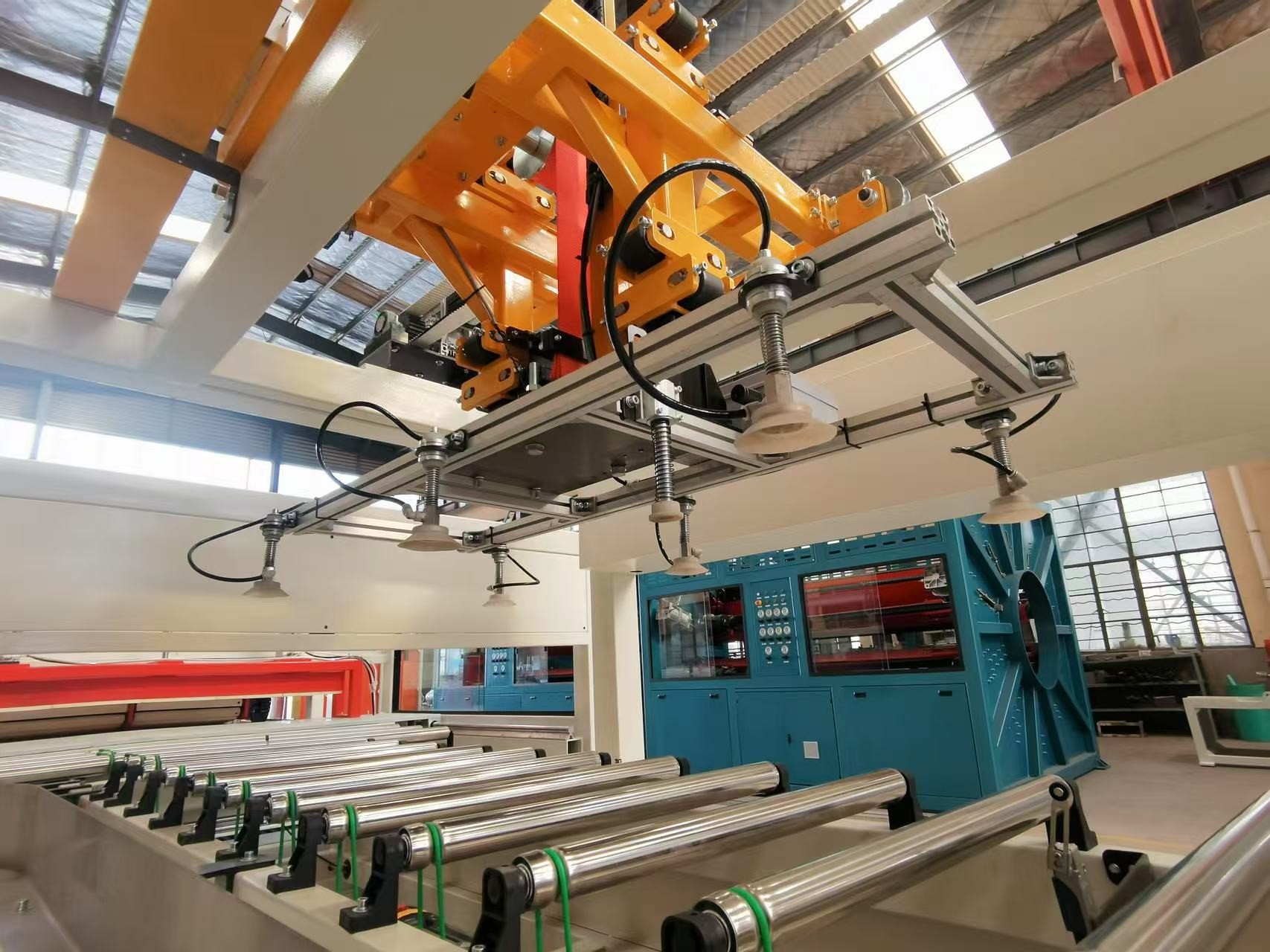 PVC WPC Decoration Fluted Wall Panel Extrusion Making Machine Production Line