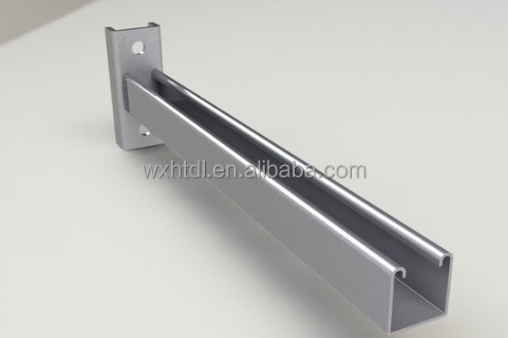Slotted Channel Cantilever Arm Brackets Steel Support Of Metal