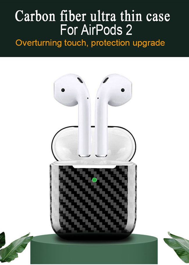 Wireless Charging Slim Carbon Fiber Airpods Case