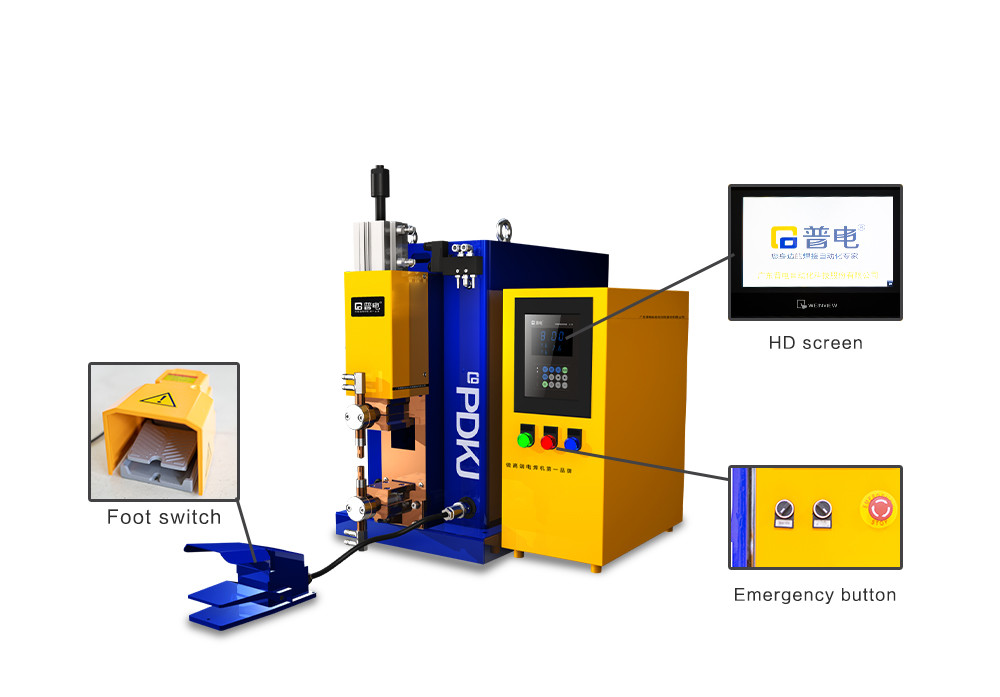 Hardware Dc Spot Welding Machine 750N Press For Carbon Steel