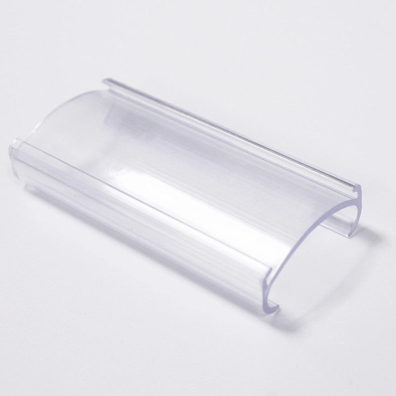 Plastic Supermarket Data Strip , Perforted Shelf Price Label Holder PVC Material