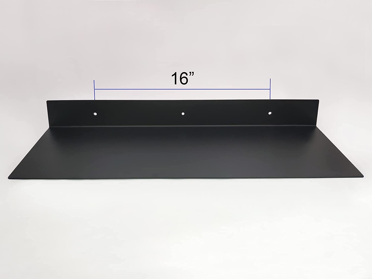 Wall Mounted Bathroom Shelf Bookcase with Gold Powder Coating and Single-side Bracket