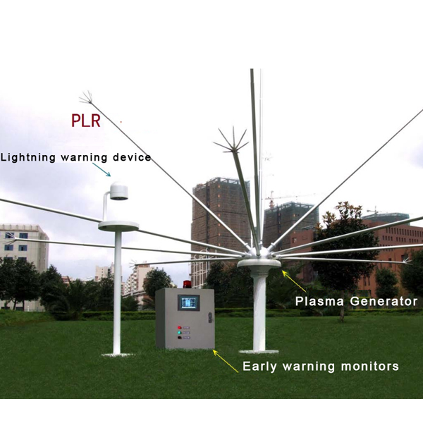 Q235 Steel Lightning Protection System 5 Ft Lightning Repeller For Gas Station