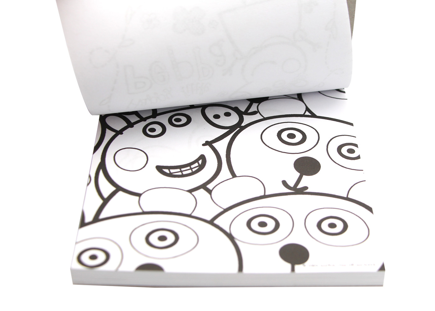 On Demand Coloring Book Printing Relaxing Stress Relieving Peppa Pig