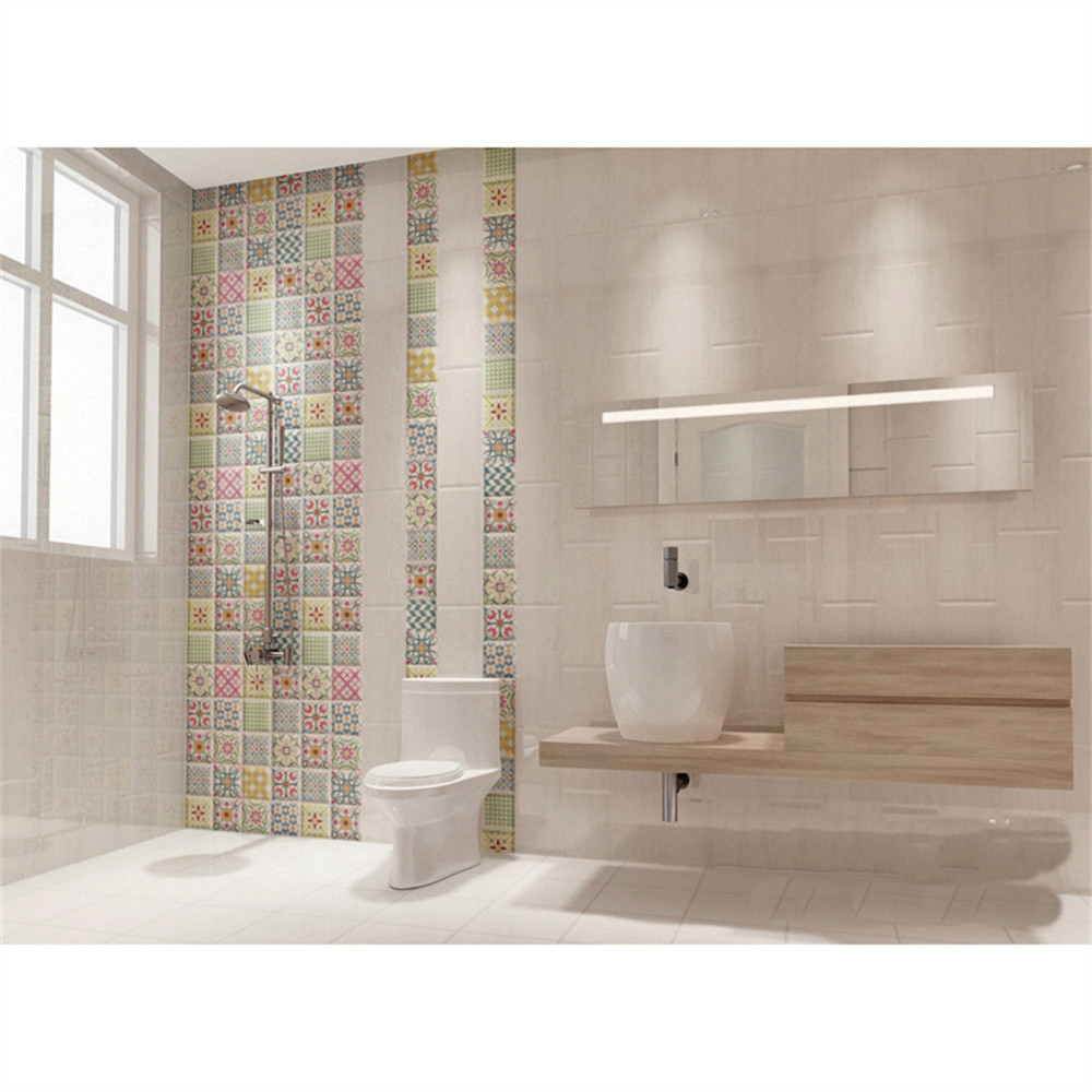 Wall Embellishment,152x152mm Glossy Mixed Indoor Porcelain Wall Tiles For Living Room, Background And Countertop
