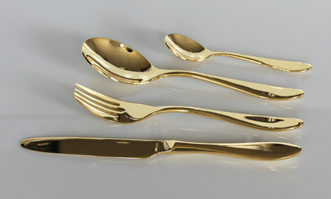 Newto Stainless steel hotel cutlery/gold flatware/wedding cutlery