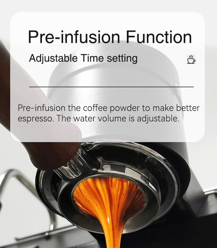 Touch Screen Display Commercial Double Group Espresso Coffee Maker for Your Business