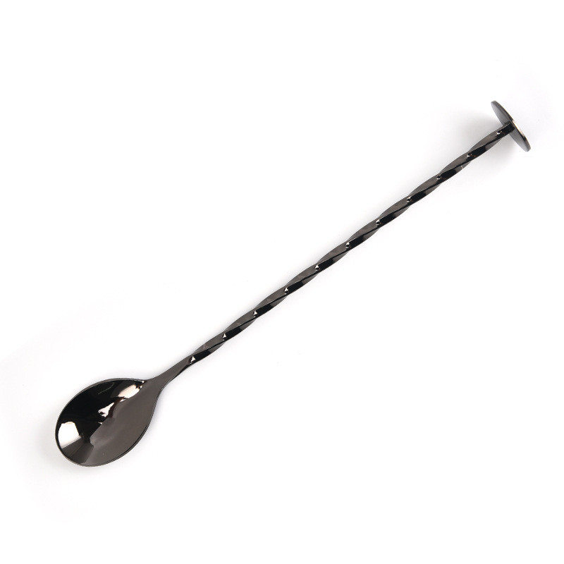 3.2*25.5cm Bartender Stirring Spoon Bar Tool Set 10'' Long Spoon For Cocktails