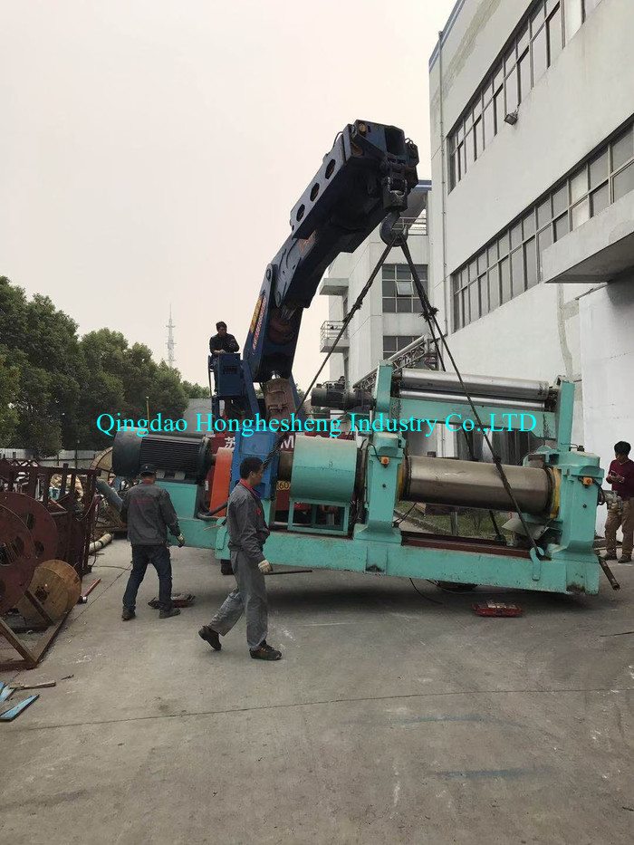 450V Second Hand Used Rubber Open Mill Two Roll Mixing Mill Machine