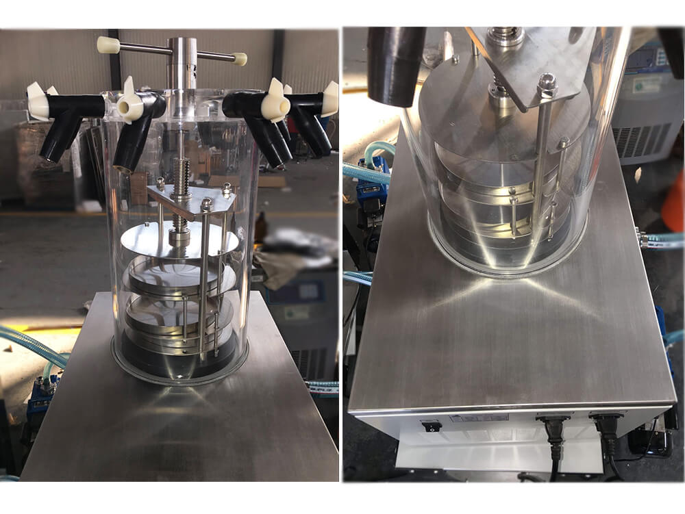 detail picture of vacuum freeze dryer