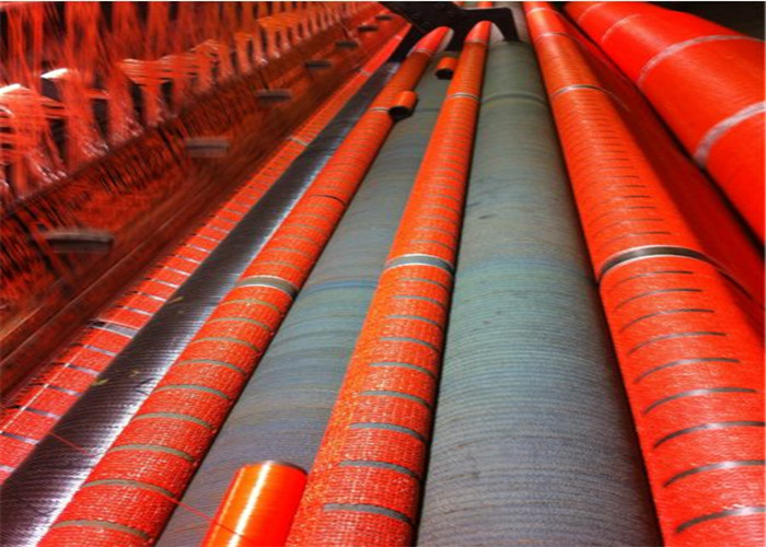 PE Highly Visible Orange Snow Fence With Oval Mesh Openings 50g/m2 - 300g/m2