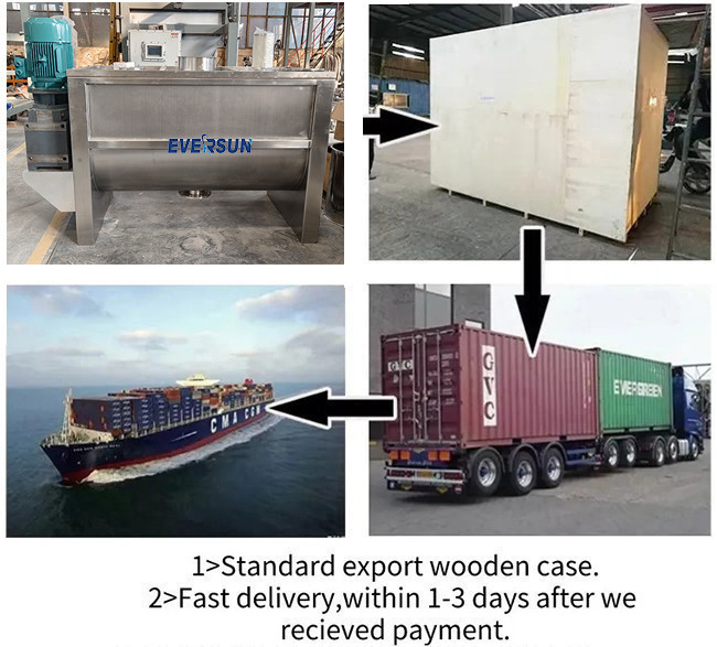 Double Or Triple Blade Ribbon Blender Mixing Machine For Granule