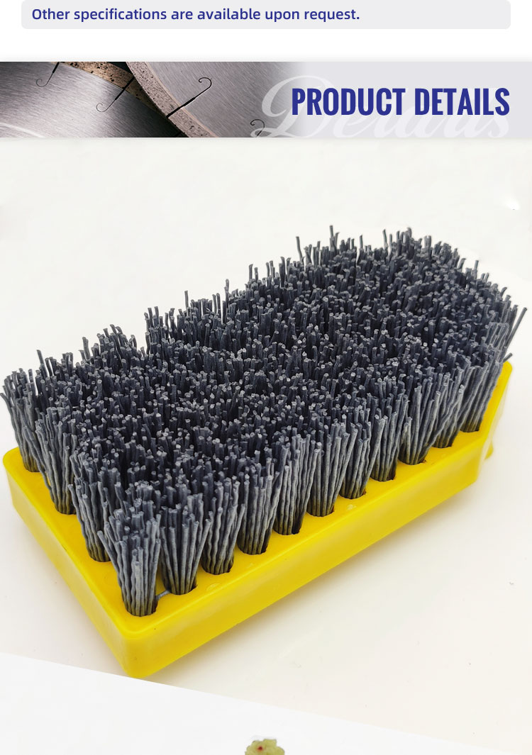 Diamond Abrasives Filament Brush for Grinding Glass Stone Slab Antique Surface Processing