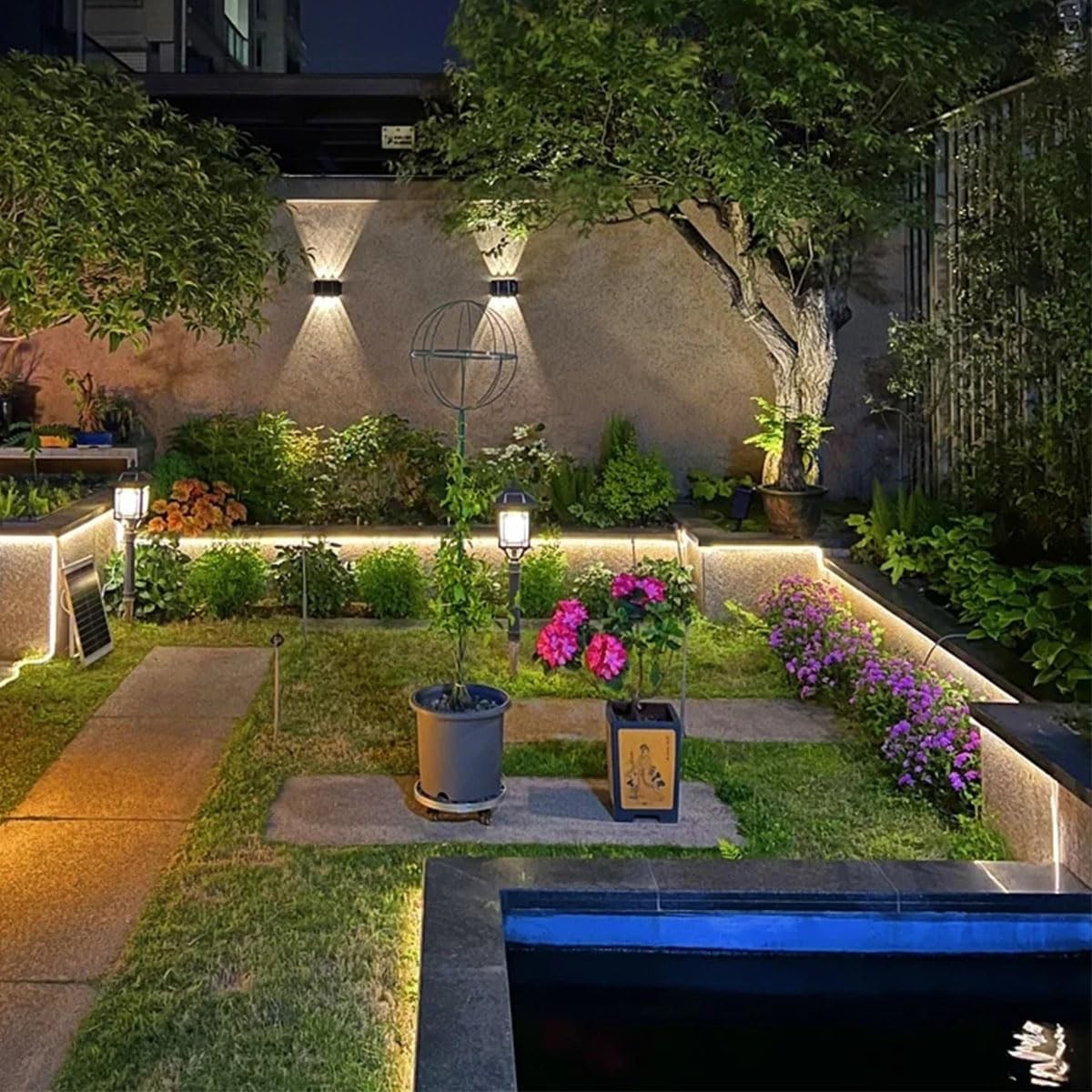 High Brightness Red Garden Lights Make Your Garden Stand Out with 100m/300ft Length