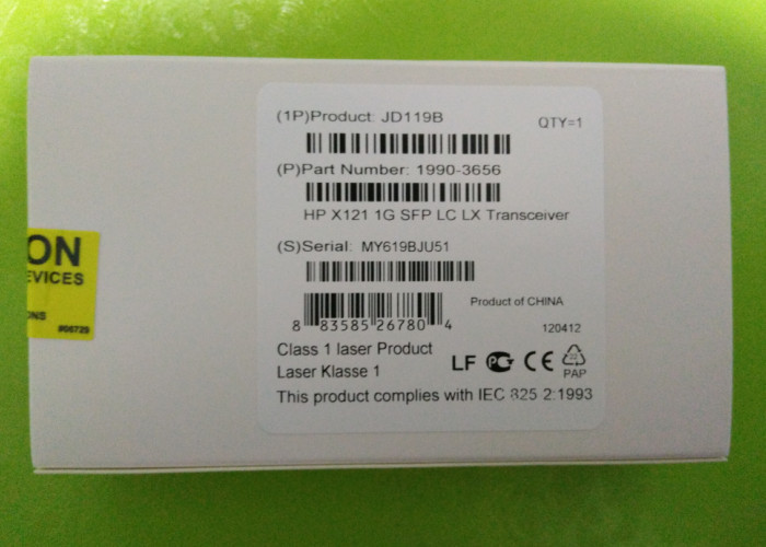 Optical Fiber Module 1 year warranty JD119B X120 1G 1000BASE-LX SFP L