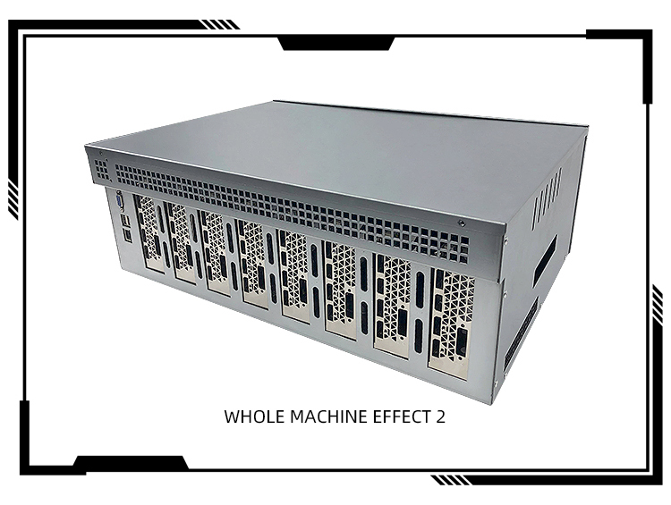 Machine chassis Motherboard 8gpu 847 pro/b85/b75 graphic card Rig Case Box 8 GPU Server Case