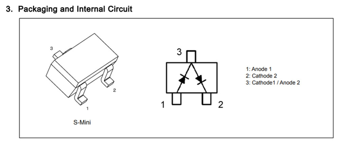 1SS226 Switching Diodes Silicon Epitaxial Planar For Ultra High Speed Switching 0