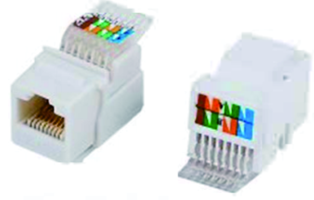 Cat.5e cat6 RJ45 Keystone Jack zc-1125