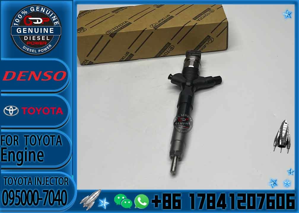 2KD CR Diesel Fuel Nozzle Injector 095000-7040 Common Rail Injector 095000 7040 0950007040 for Toyota