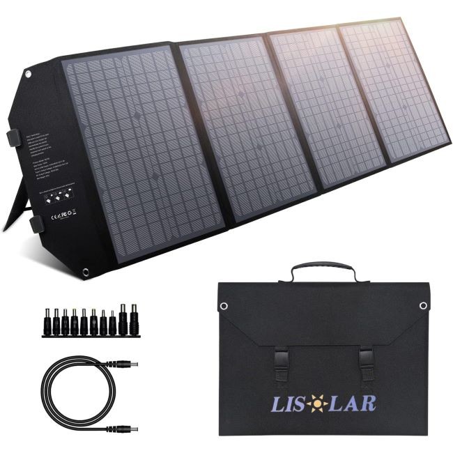 Portable Solar Folding Bag IP65 Waterproof 100W Foldable Solar Panel Charger