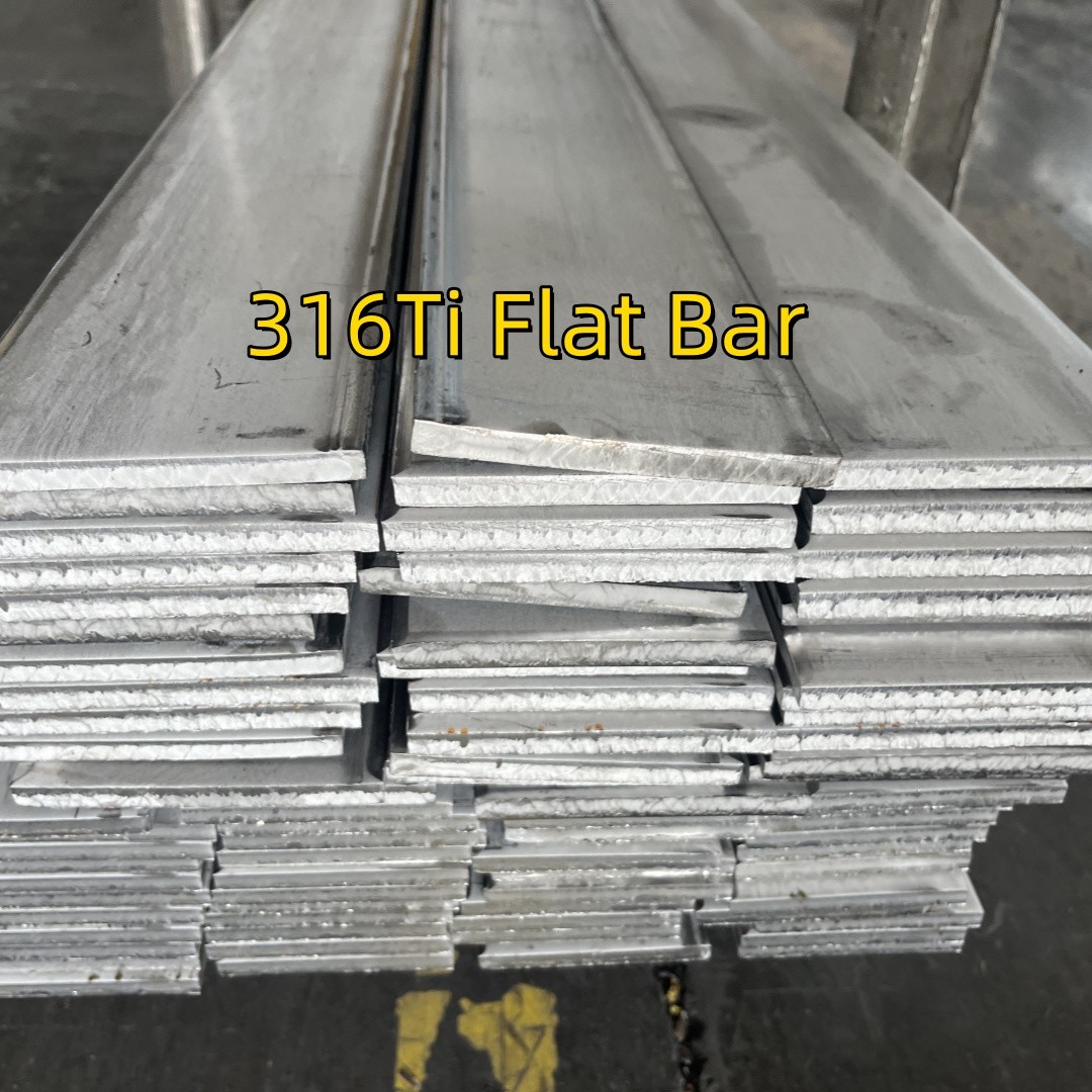 ASTM A240 Hot Rolled DIN1.4571 316Ti Stainless Steel Flat Bar SS316Ti Flat Bar 100*10*6000mm