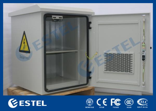 Fan Cooling Outdoor Battery Cabinet For Pole Mount / Wall Mount Auxiliary Direct