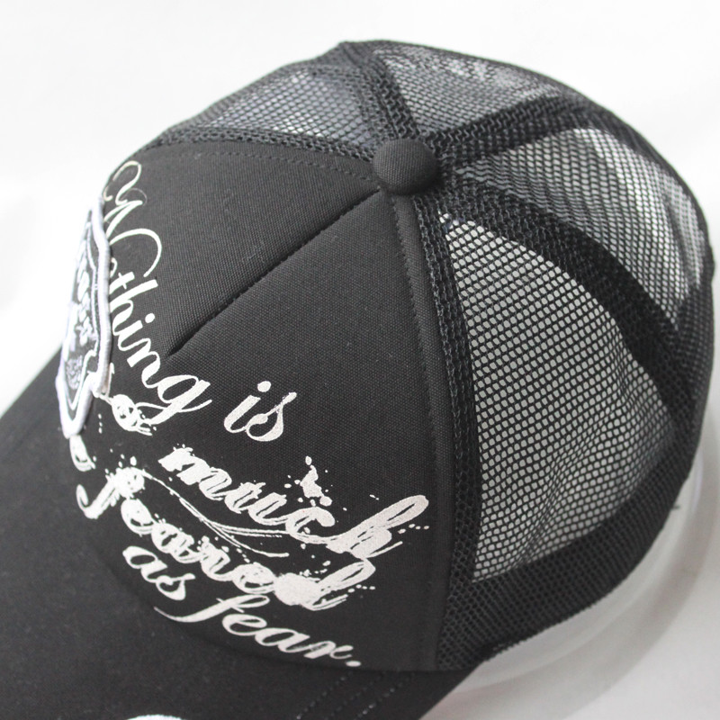 Foam Front Trucker Cap Mesh Hat Embroidery Logo For Summer Caps Factory