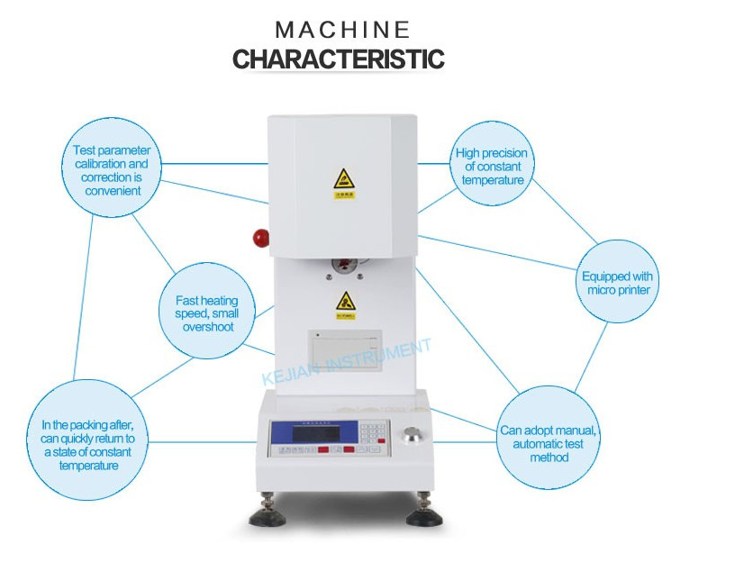 Cropping Plastic Melt Flow Index Machine / Plastic Point Load Tester Φ2.095±0.005mm