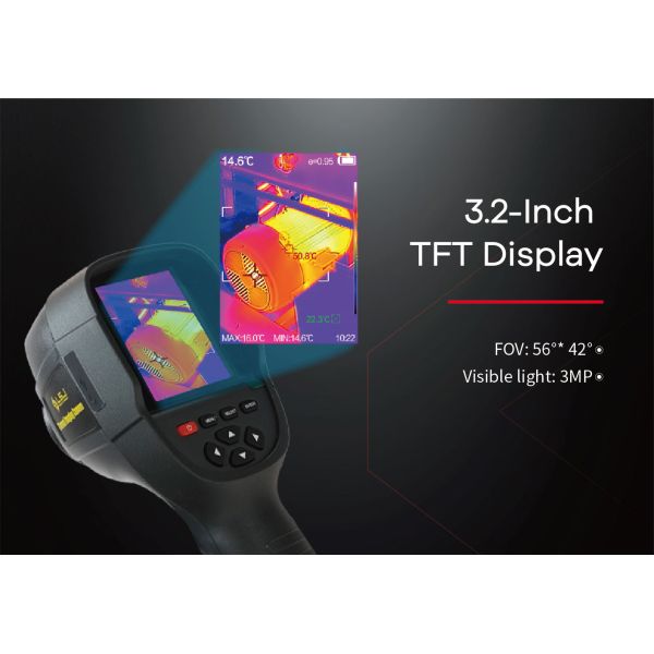 E320 256x192 High Resolution Handheld Thermal Imager Camera for Water Leak