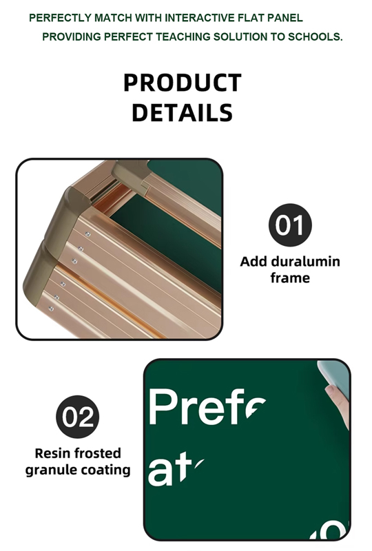 Qtenboard Blackboard Teaching School Classroom Push and Pull Green Board Smart Board Accessories