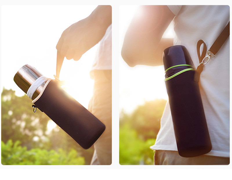 Portable Holder Strap Neoprene Cooler Insulated Bottle Sleeve