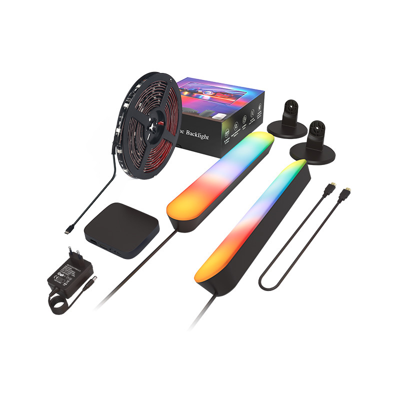 Cuttable 12V Led Tv Backlight Kit Tv Strip Lights Remote Control And Timer