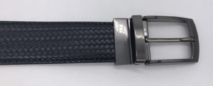 3.3cm Men's Reversible Leather Belt Classic Cow Genuine Leather Luxury Strap Male Belts For Men With Rotated Buckle
