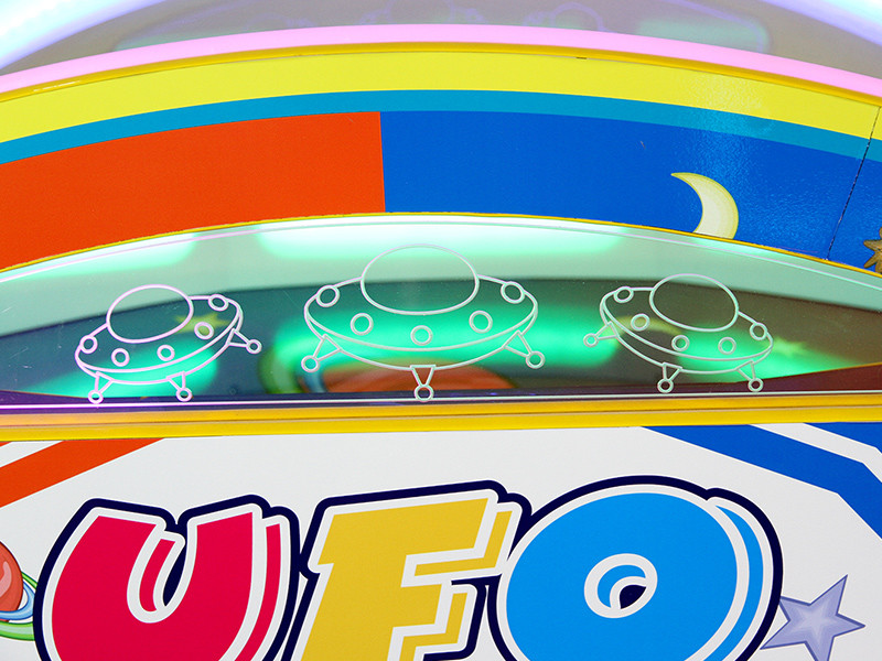 2 Players Kids Arcade Machine Coin Operated Mini Ufo Ice Hockey Games