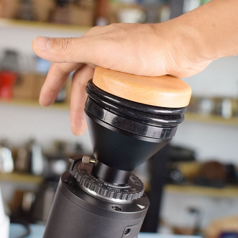 Private Mold 40mm Conical Burr Coffee Bean Grinder Electric Espresso Grinder With Press Air Jet