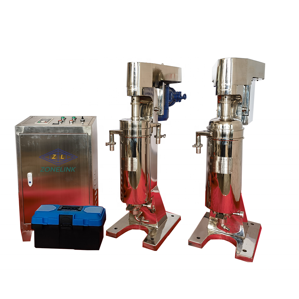 500*400*1200mm Size Tubular Bowl Centrifuge for Chemical Machinery Equipment 500L/h