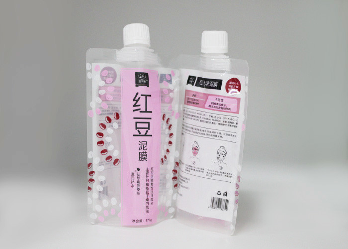 Aluminum Foil Liquid Spout Bags For Fluid Soap Packaging Thickness 200um